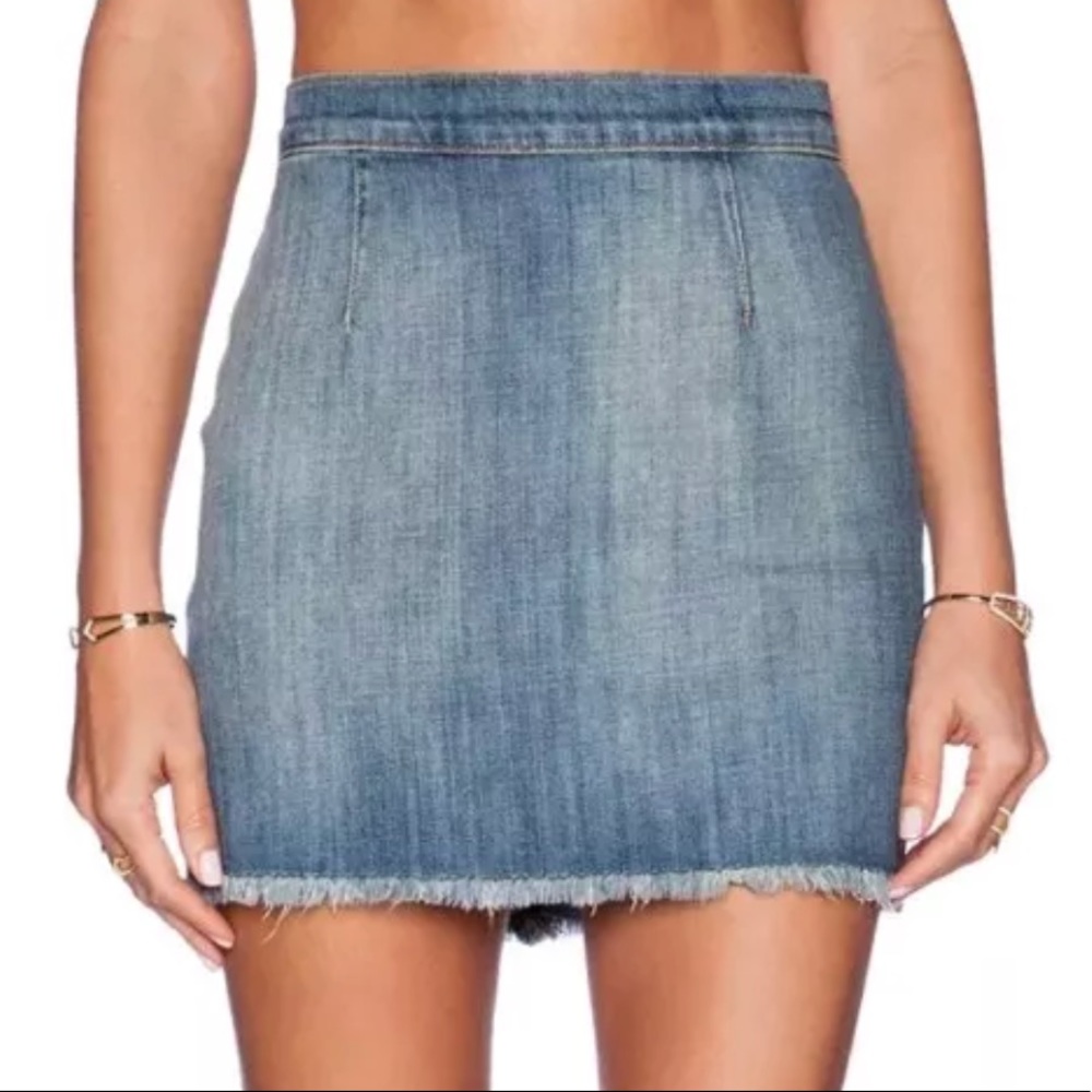 Current Elliott Jeans mini Denim skirt NWT SZ 29